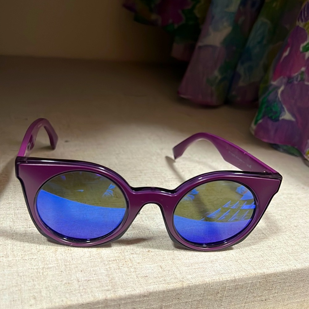 Fendi purple sunglasses